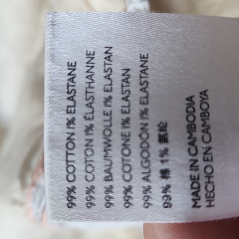 Anthropologie Cream Textured Jumpsuit Womans Size 4 - Picture 9 of 10